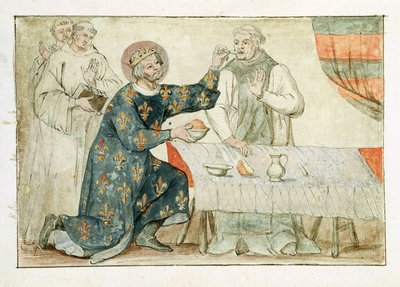 St. Louis feeding a miserly monk by Nicolas Claude Fabri de Peiresc